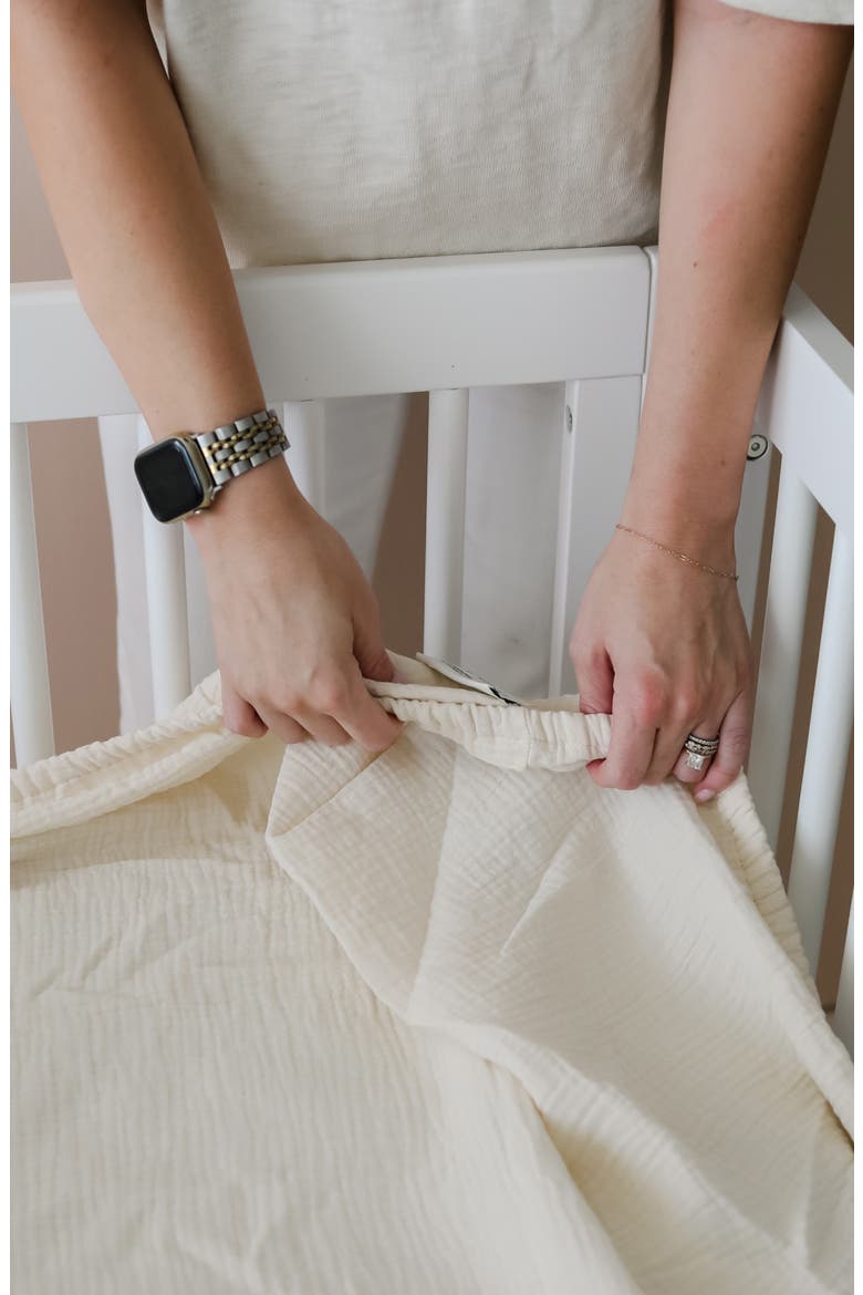 Assorted 2-Pack Muslin Crib Sheets, Alternate, color, NATURAL BIRCH
