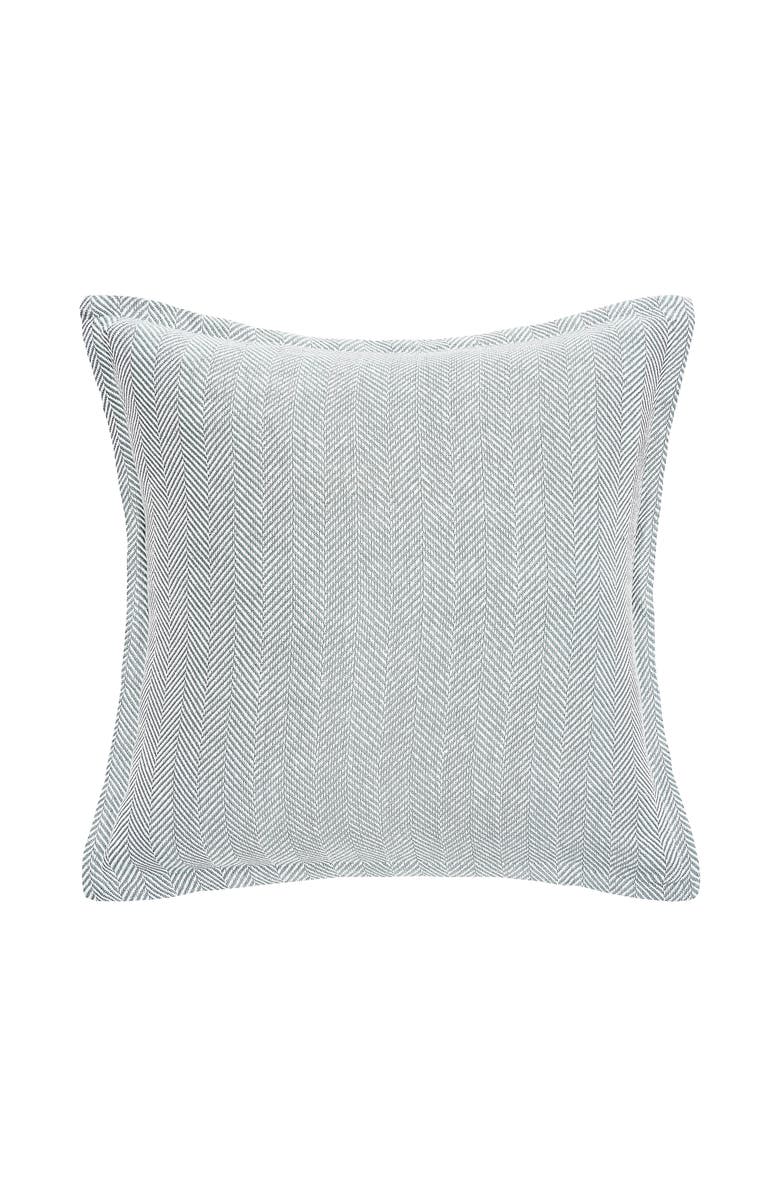 ELISABETH YORK Torin Agate Cotton Euro Sham - Machine Washable, Main, color, Blue