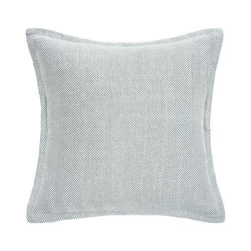 Elisabeth York Torin Agate Cotton Euro Sham In Gray