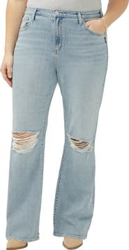 Silver Jeans Co. Highly Desirable Ripped Trouser Jeans
