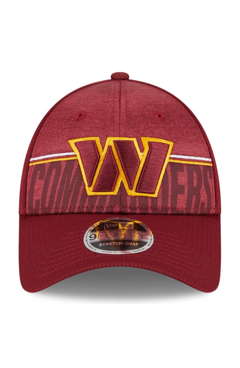 New Era Men's New Era Burgundy Washington Commanders 2023 NFL Training Camp 9FORTY Adjustable Hat, Alternate, color, 