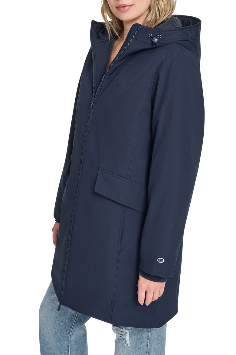 Hooded Coat, Alternate, color, NAVY