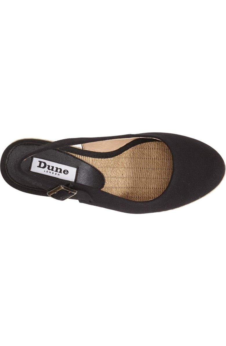 Dune London 'Karley' Espadrille Slingback Wedge, Alternate, color,