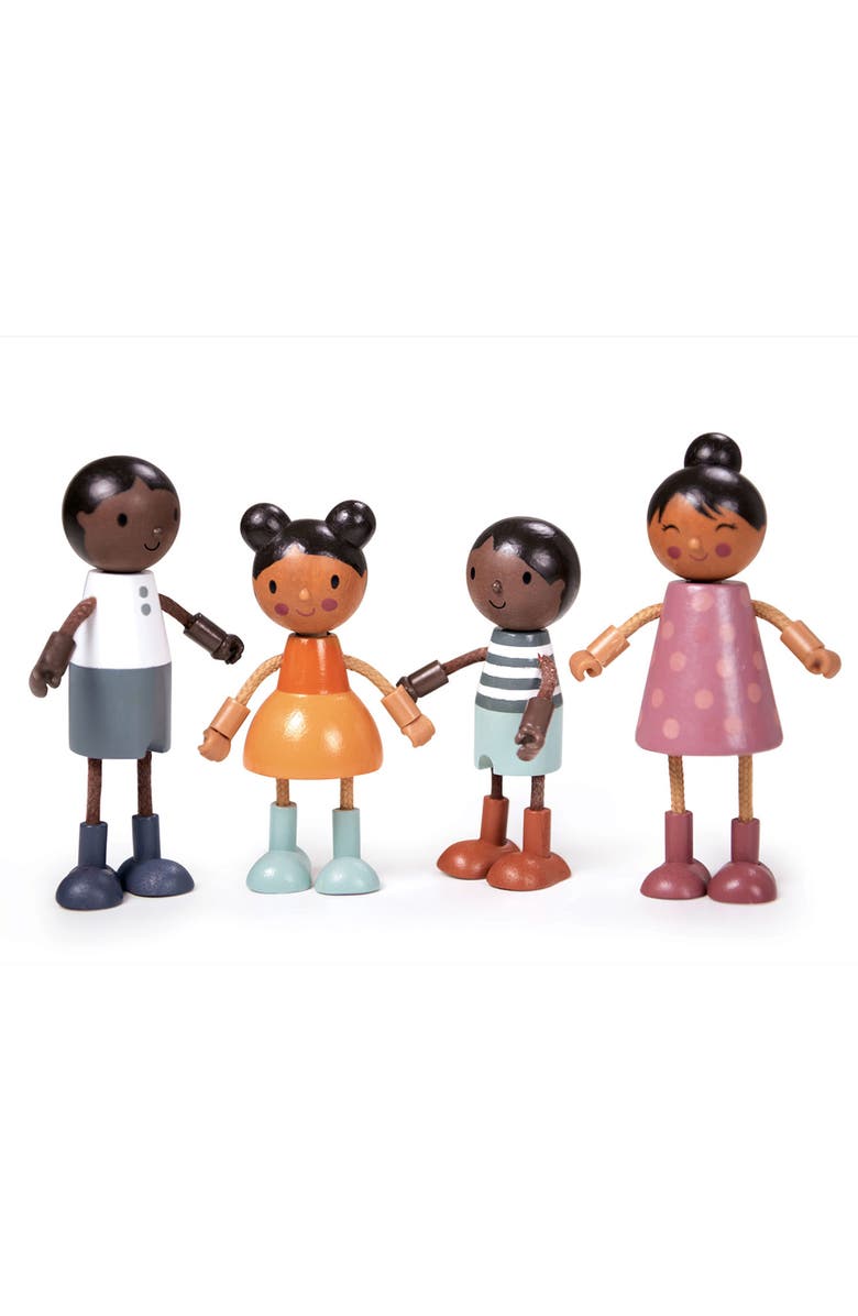 Tender Leaf Toys 4-Piece Hummingbird Doll Family Set, Alternate, color, Multi