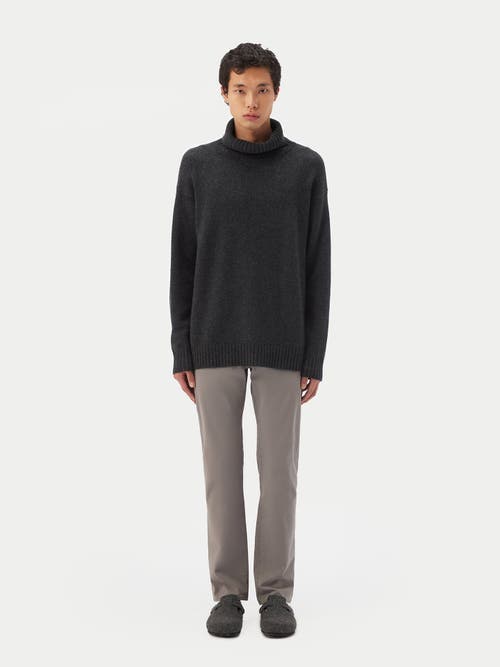 Gobi Mongolian Cashmere Cashmere Turtleneck In Charcoal