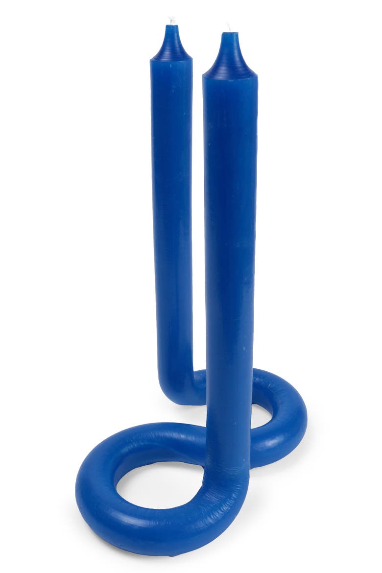 Twist Two-Wick Candle, Main, color, ROYAL BLUE