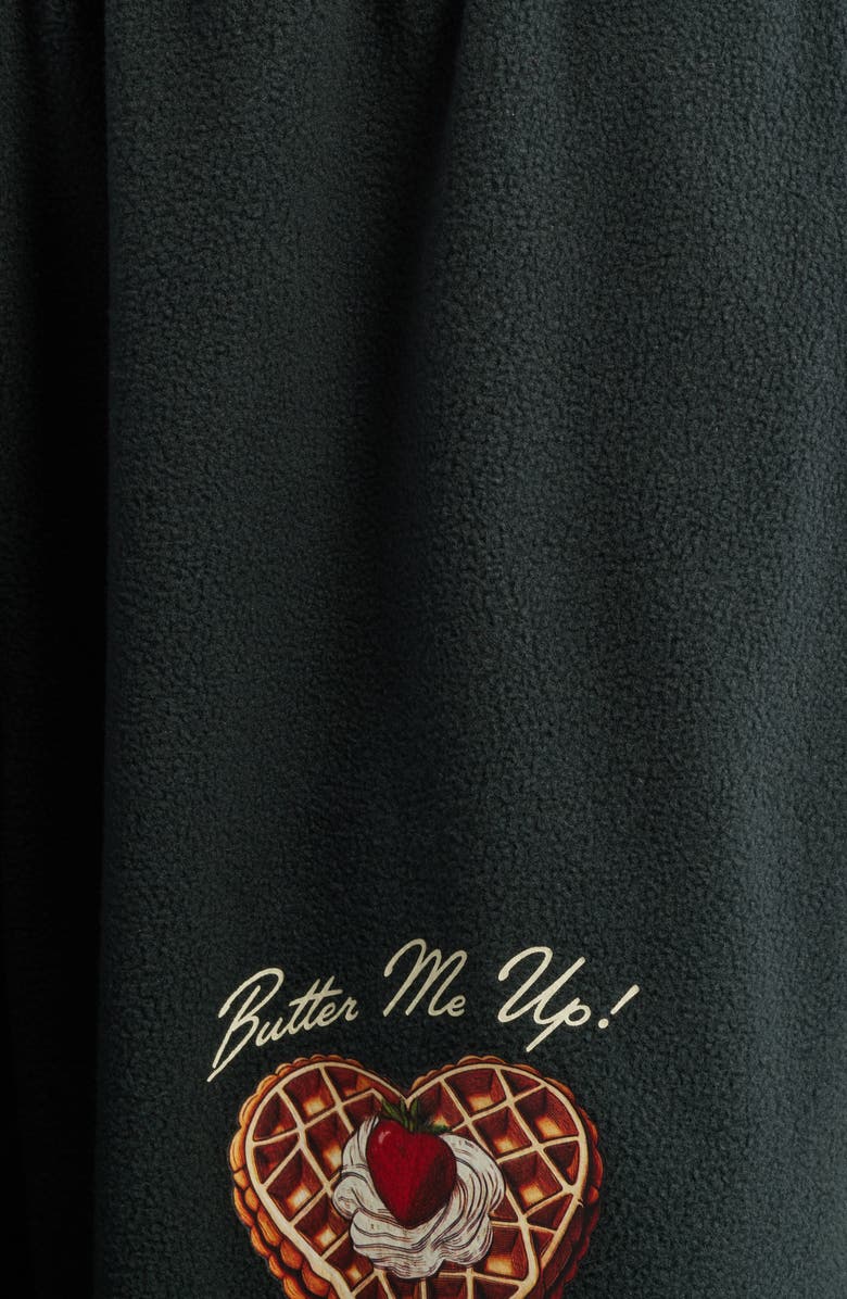 BOYS LIE Heavenly Room Service Fleece Pants, Alternate, color, Green Plaid