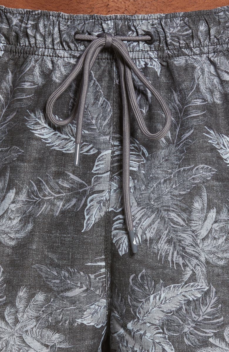 Tommy Bahama Naples Coast Faded Palms Classic Fit Swim Trunks, Alternate, color, 