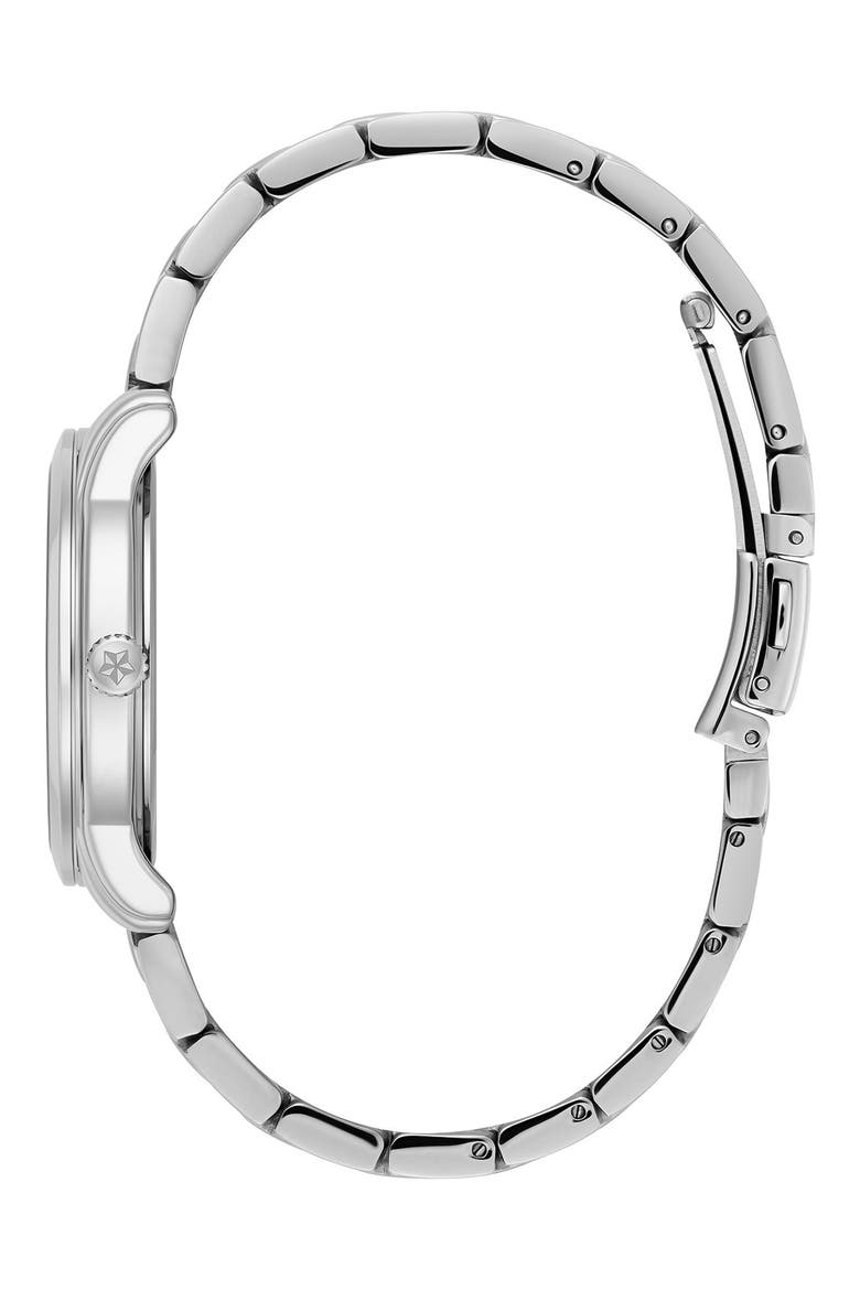 Color Wave Bracelet Watch, 36mm, Alternate, color, SILVER