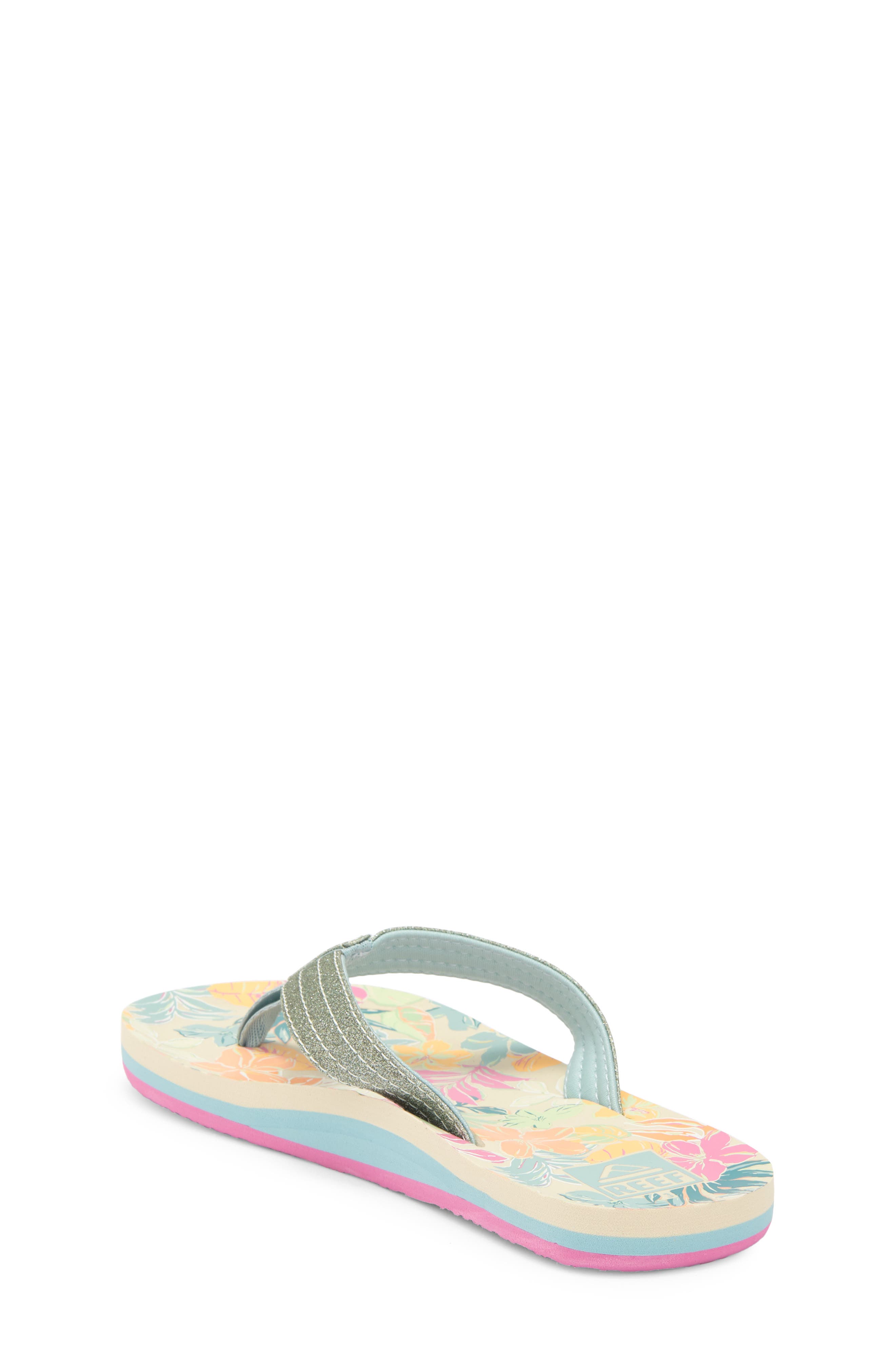 Reef Kids' Little Ahi Flip Flop, Alternate, color, Tropical Floral