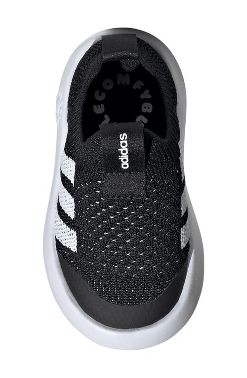 Adidas Originals Adidas Kids' Bubblecomfy Knit Sneaker In Black/white/black