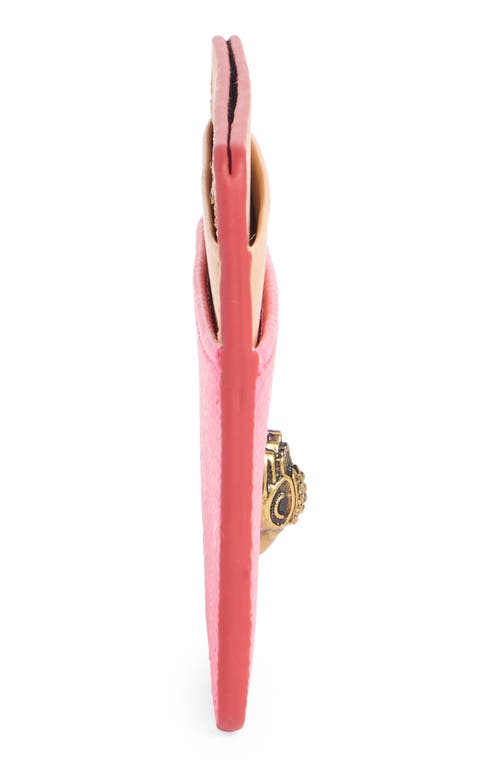 Kurt Geiger London Camden Card Case In Pink