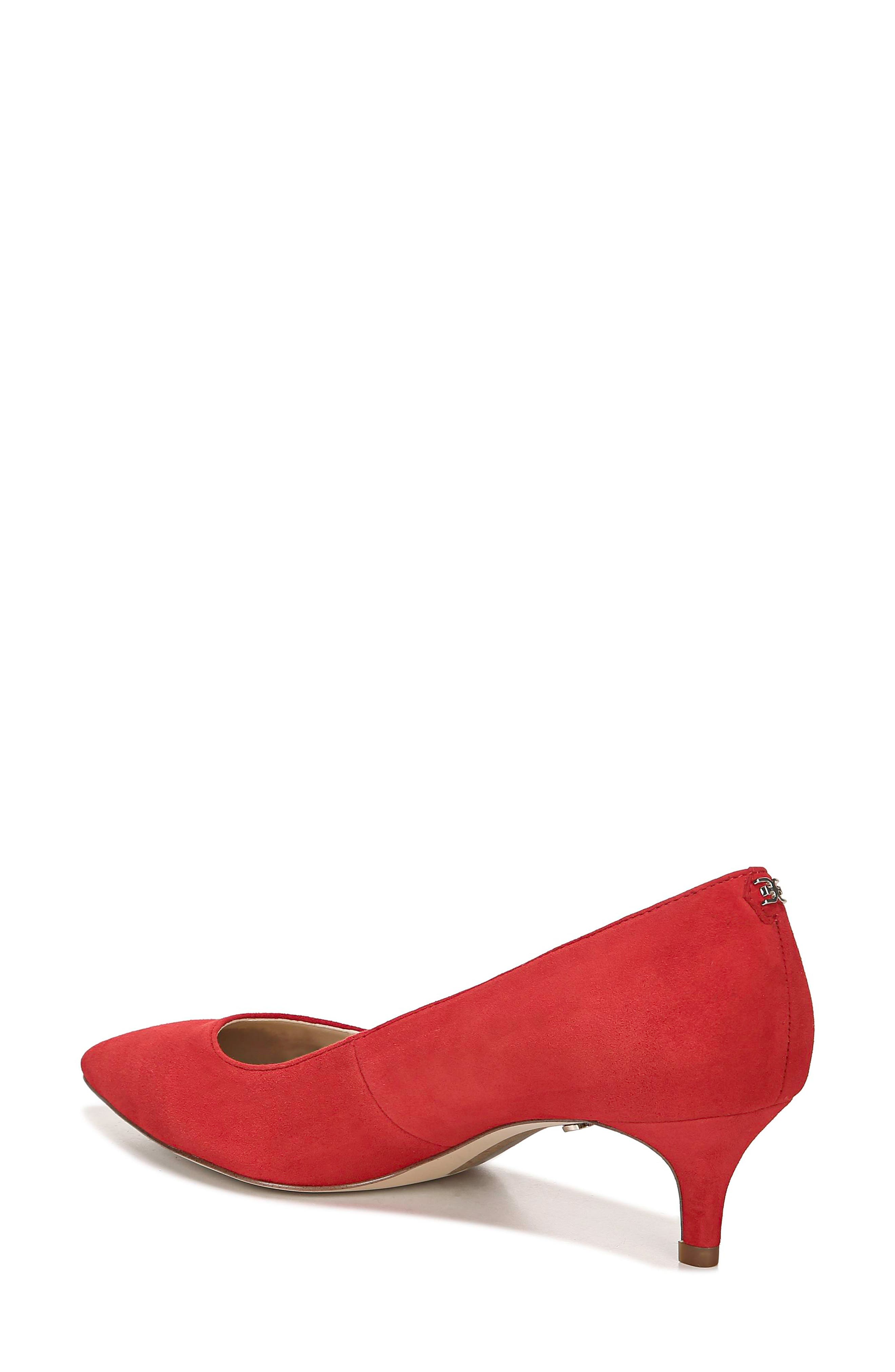 Dori Pump, Alternate, color, LIPSTICK RED SUEDE