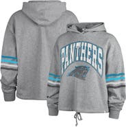 '47 Women's '47 Heather Gray Carolina Panthers Upland Bennett Pullover Hoodie