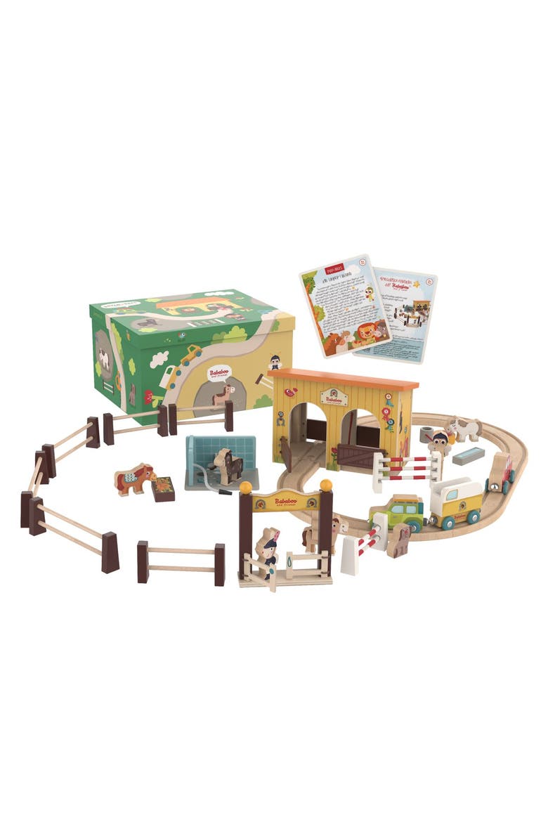 Horse Stable Play World, Alternate, color, Muti / Beige