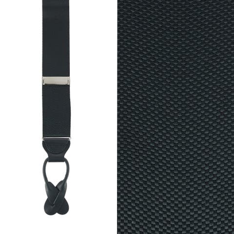Big & Tall Hudson Solid Button End Suspenders (Braces)