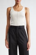 GRACE LING Logo Tag Rib Tank (Nordstrom Exclusive)