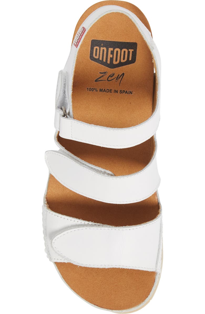 On Foot 201 Slingback Platform Sandal, Alternate, color, Blanco