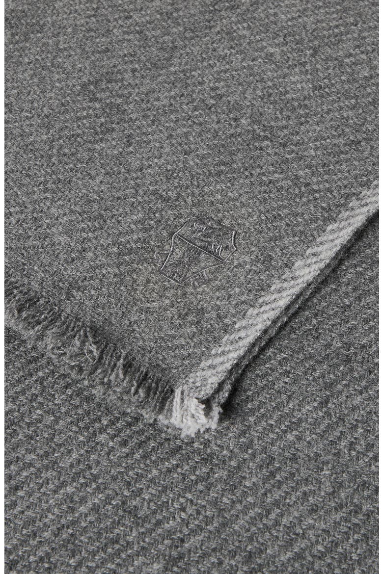 Cashmere scarf, Alternate, color, Medium Grey