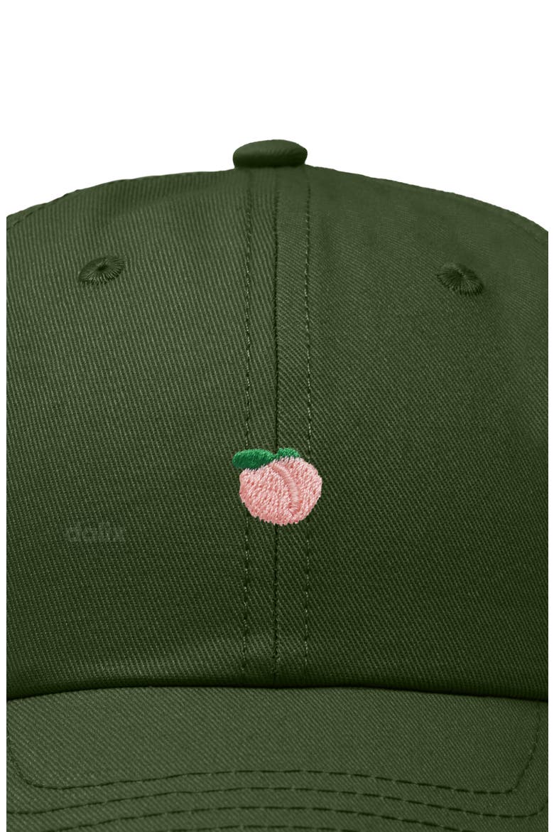 Lil Peach Dad Cap, Alternate, color, Olive