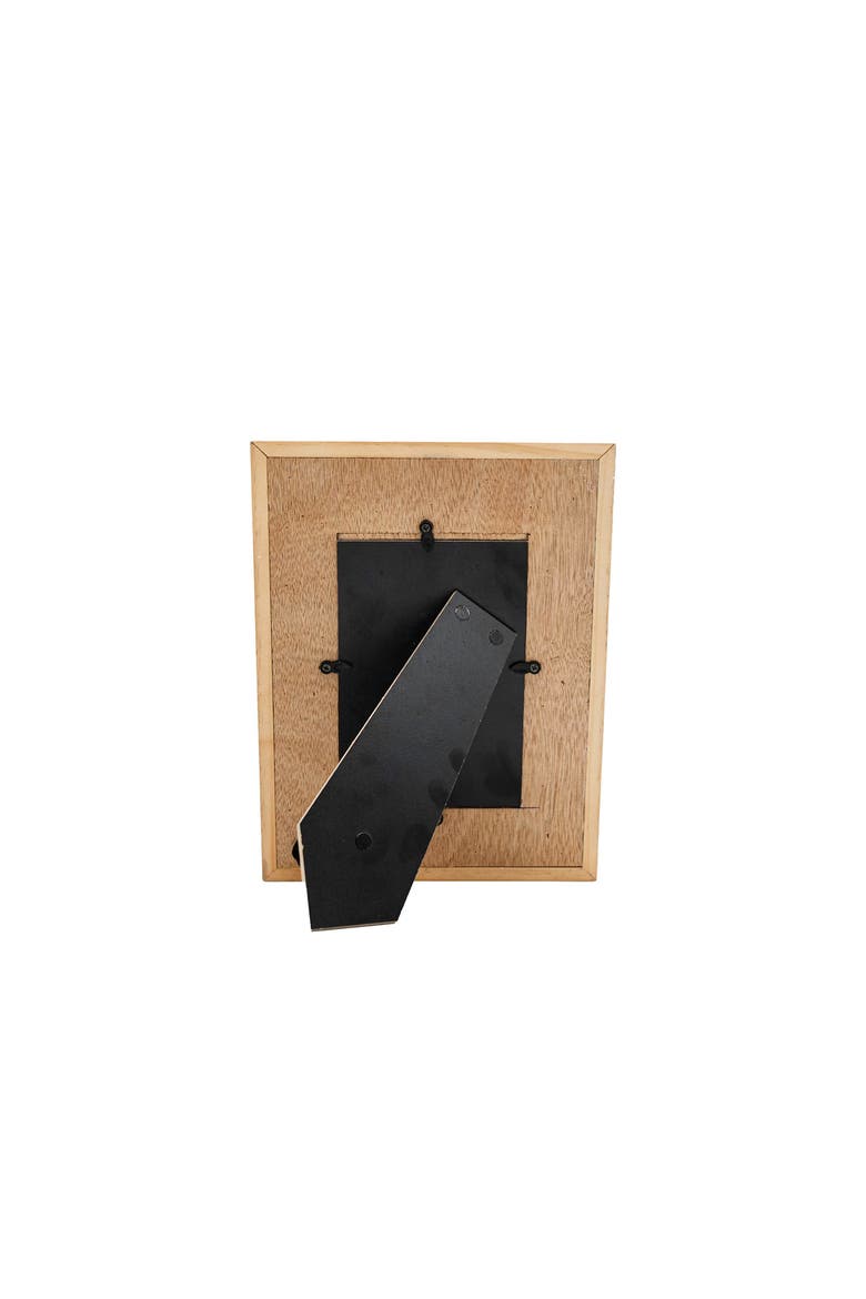 4x6 Ribbed Arch Photo Picture Frame w/ Glass Pane, Alternate, color, Brown