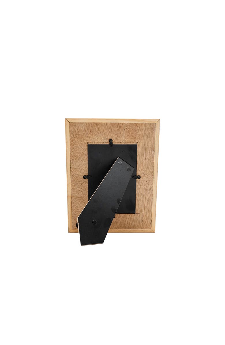 Foreside Home and Garden 4x6 Ribbed Arch Photo Picture Frame w/ Glass Pane, Alternate, color, Brown
