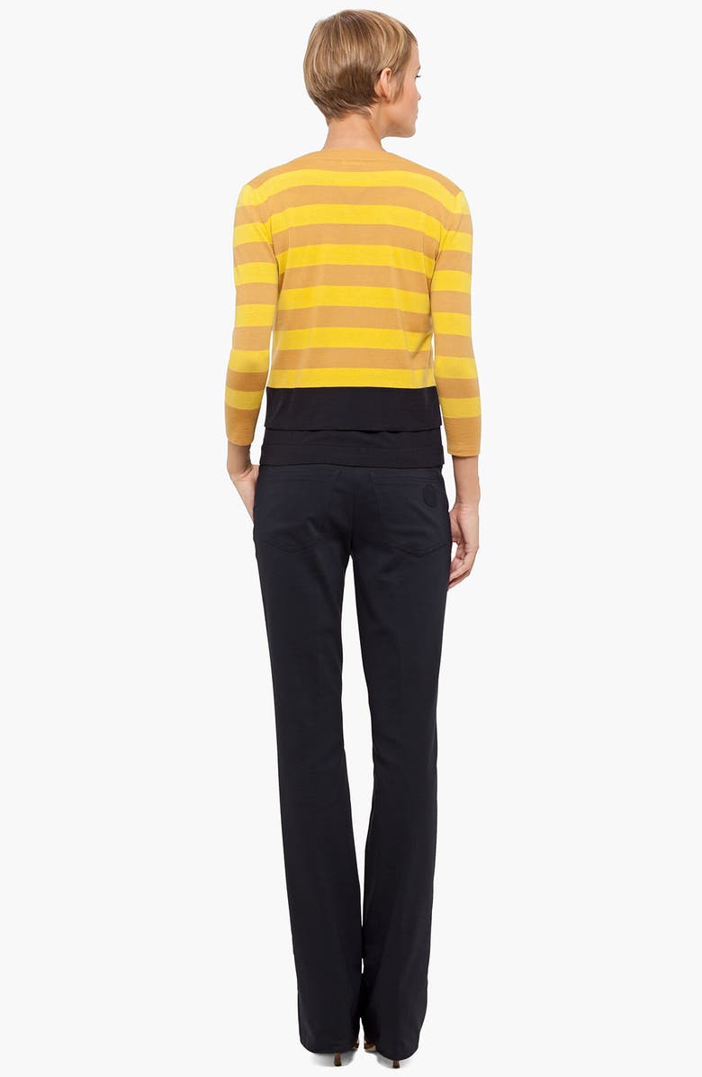 Akris punto Stripe Wool Cardigan, Alternate, color,