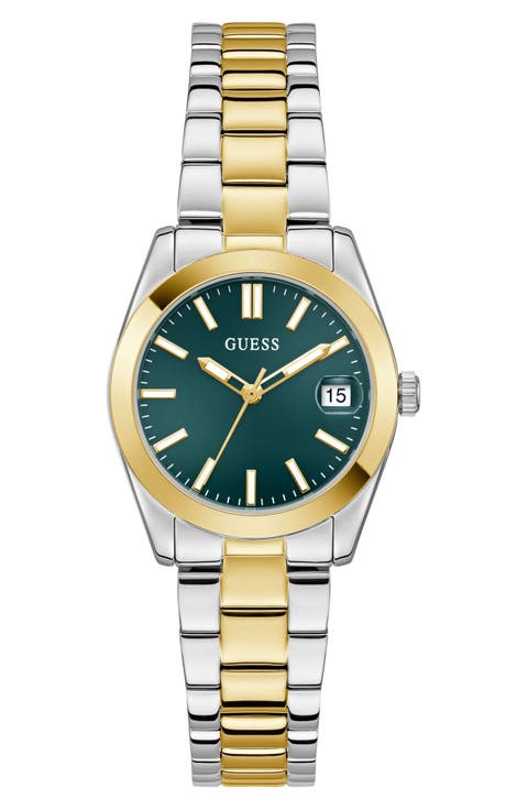 Date Bracelet Watch, 32mm