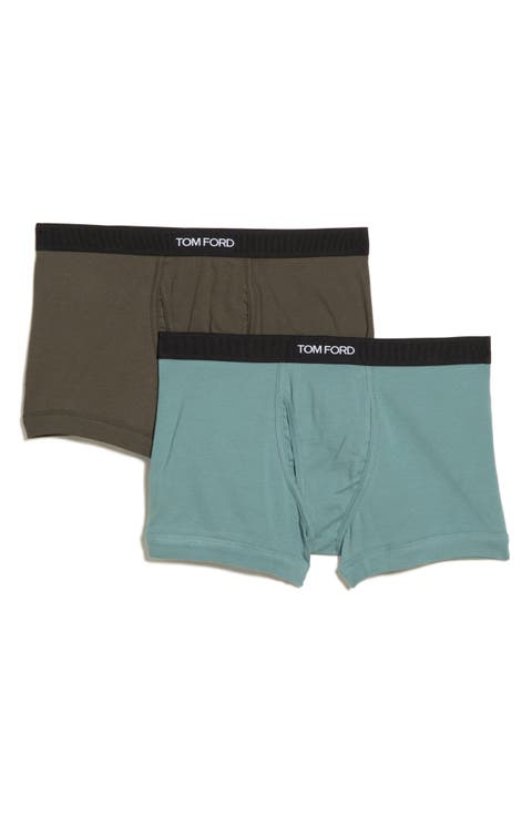 2-Pack Cotton Jersey Boxer Briefs
