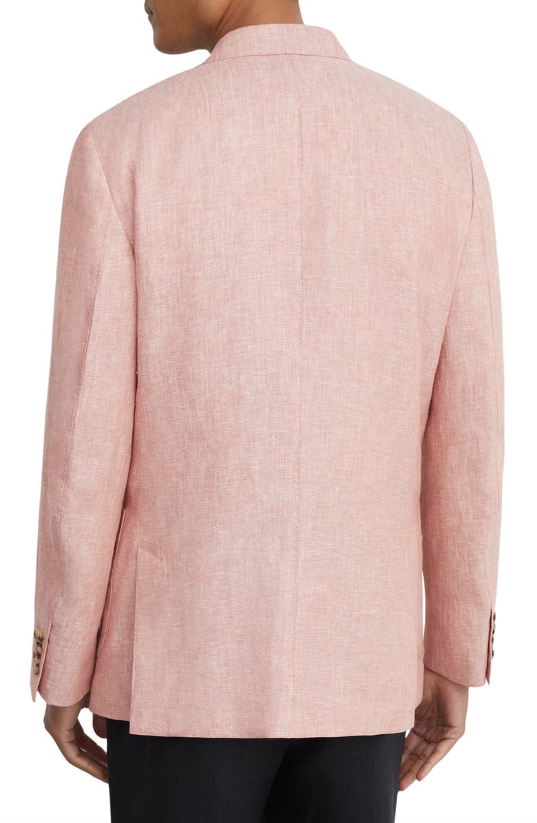 Reiss Atlantic Linen Sport Coat, Alternate, color, Plum Pink