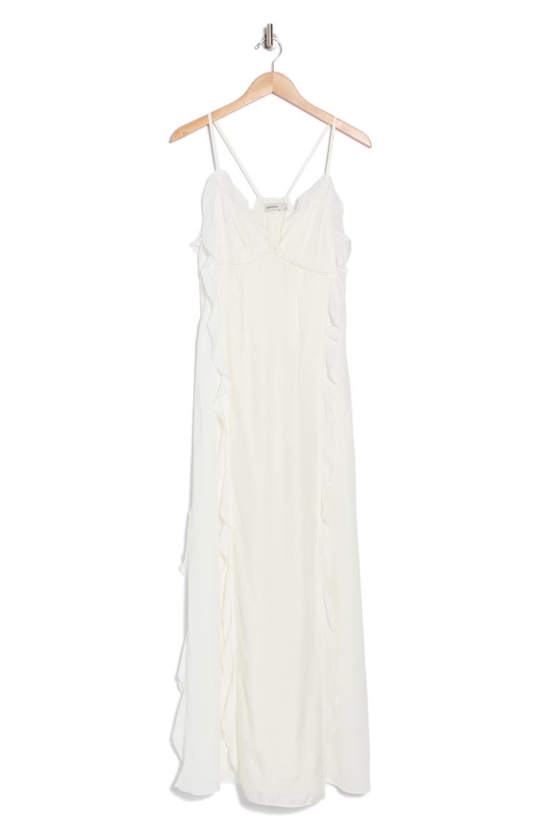 Simkhai Emily Ruffle Cami Maxi Dress, Alternate, color, Ivory