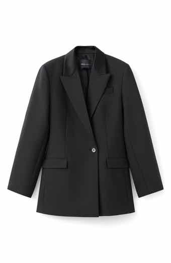 MANGO x Kaia Gerber Wool Blend Blazer Dress