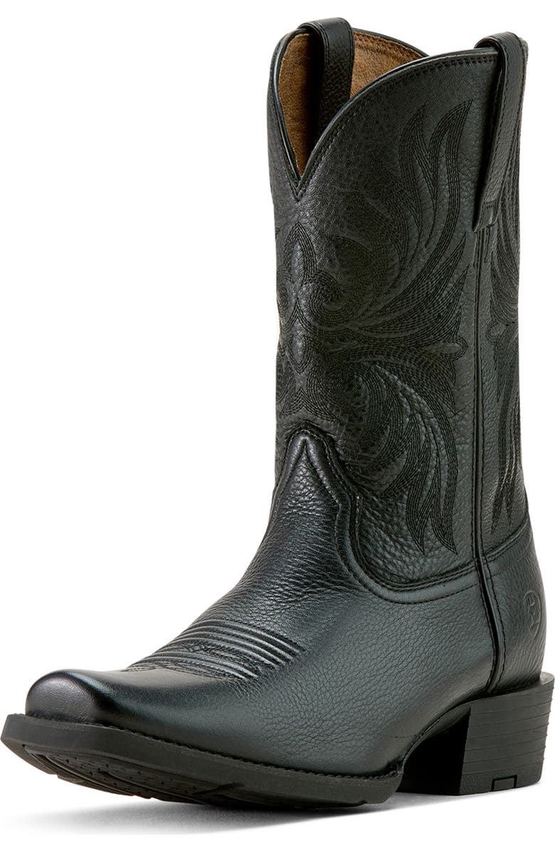 Ariat Sport Narrow Cutter Toe Cowboy Boot, Alternate, color, Black