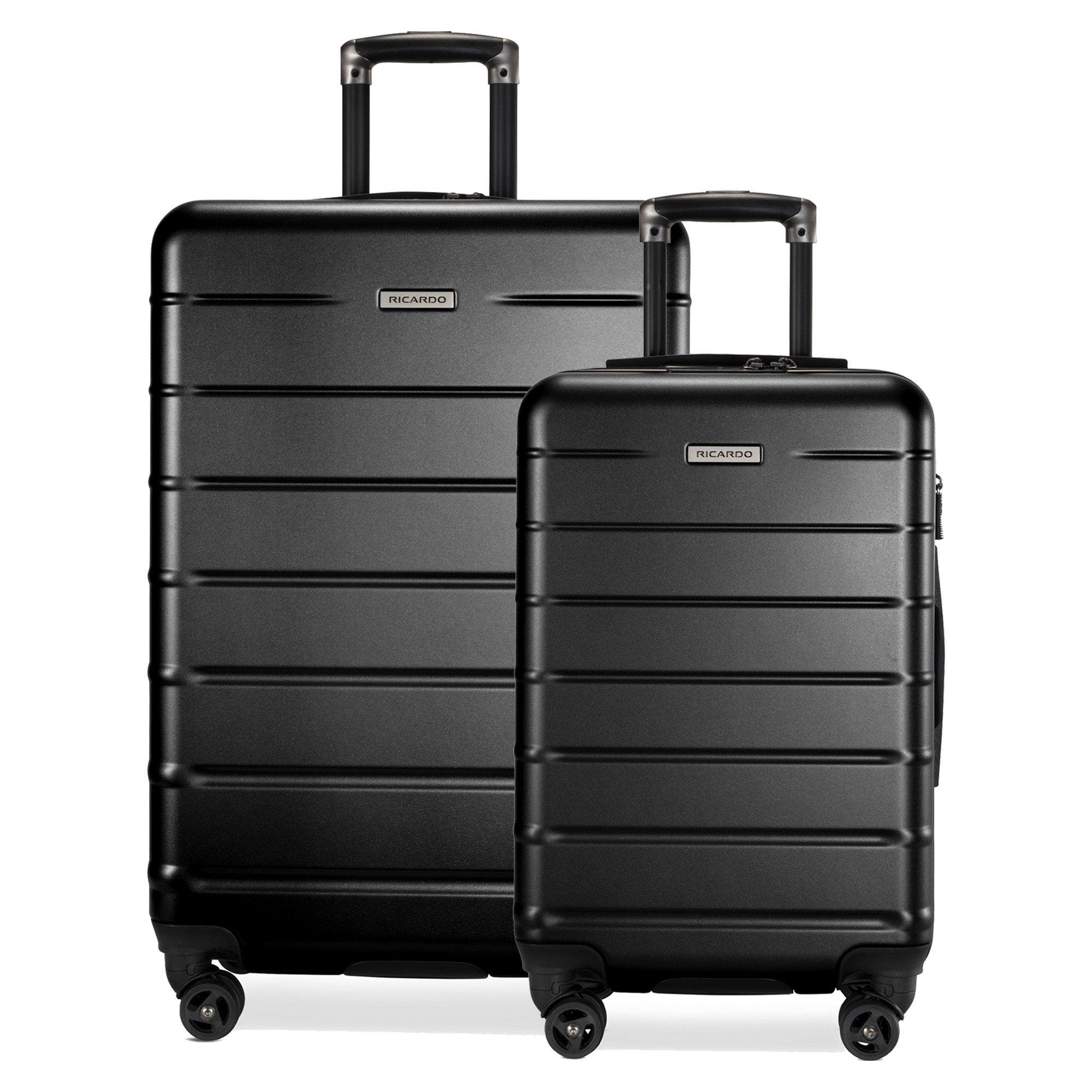 Ricardo Beverly Hills Cambria Hardside Luggage 2-Piece Set, Main, color, Black Pearl
