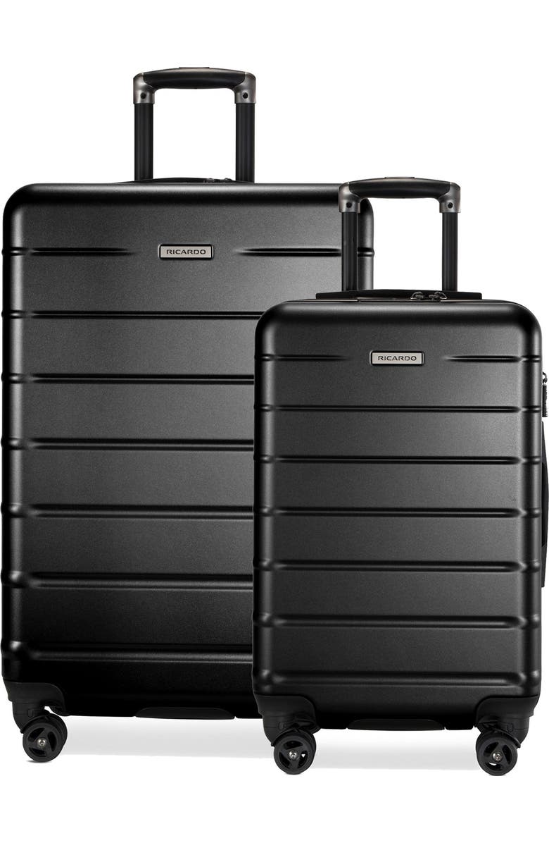 Ricardo Beverly Hills Cambria Hardside Luggage 2-Piece Set, Main, color, Black Pearl