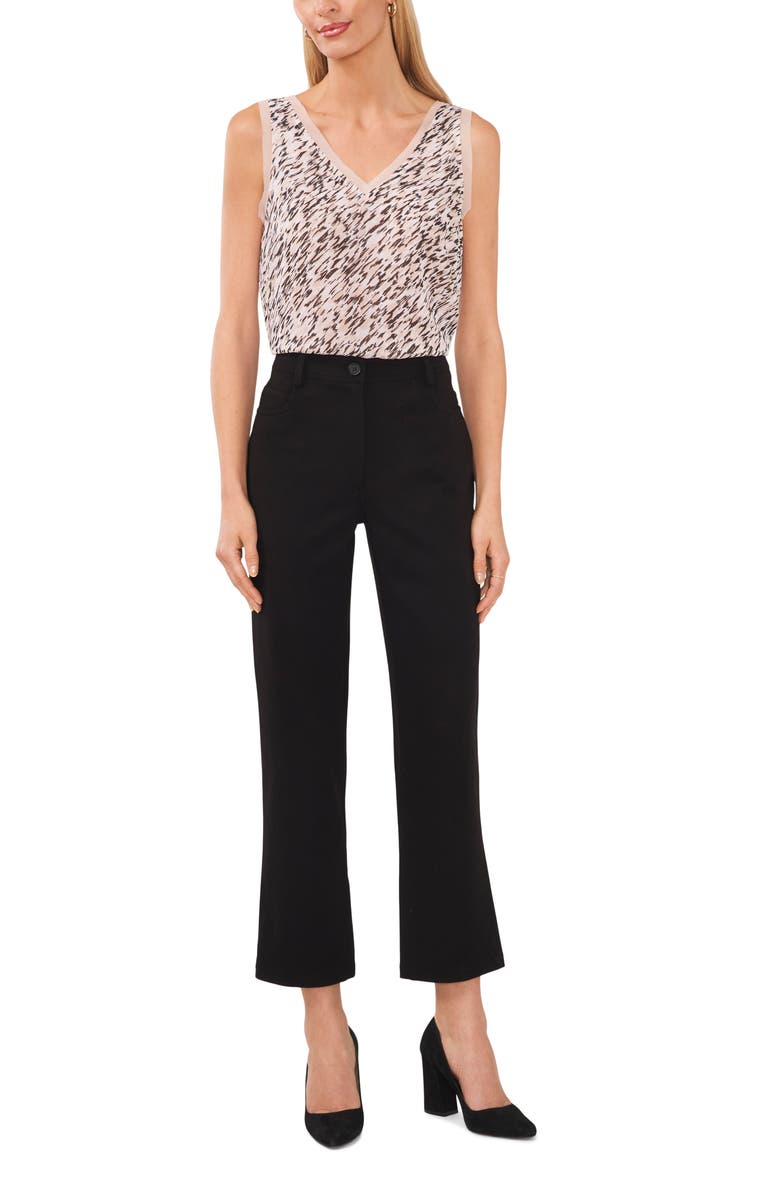 Halogen<sup>®</sup> Five-Pocket Ponte Flare Pants, Alternate, color,