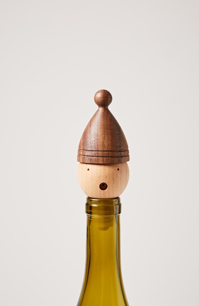 Farmhouse Pottery Helga Wood Wine Stopper, Alternate, color, 