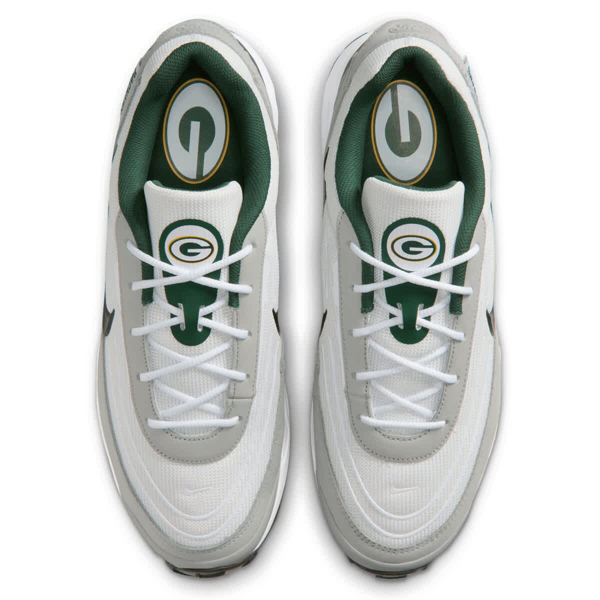 Nike Unisex Nike White Green Bay Packers Air Max Verse Sneakers, Alternate, color, White