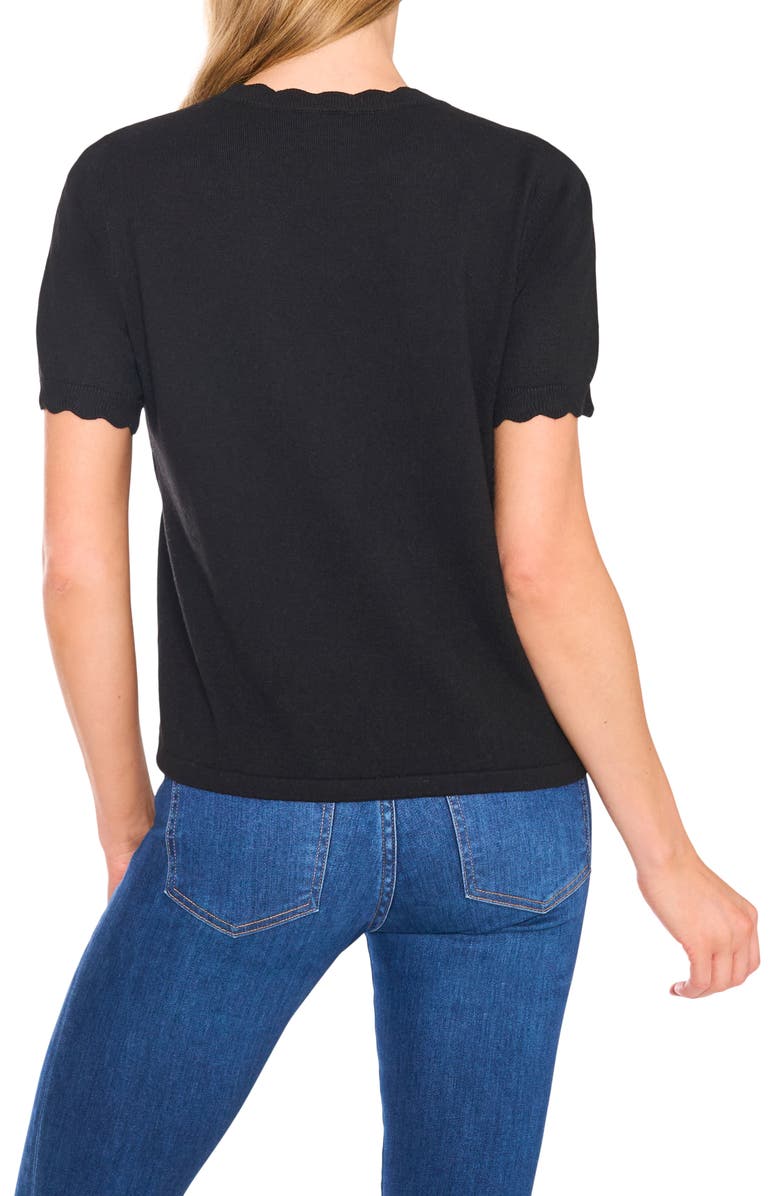 CeCe Scallop Neck Sweater, Alternate, color,