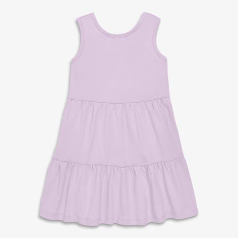 Kids Tiered Tank Dress In Solids (Toddler, Little Kid, Big Kid)