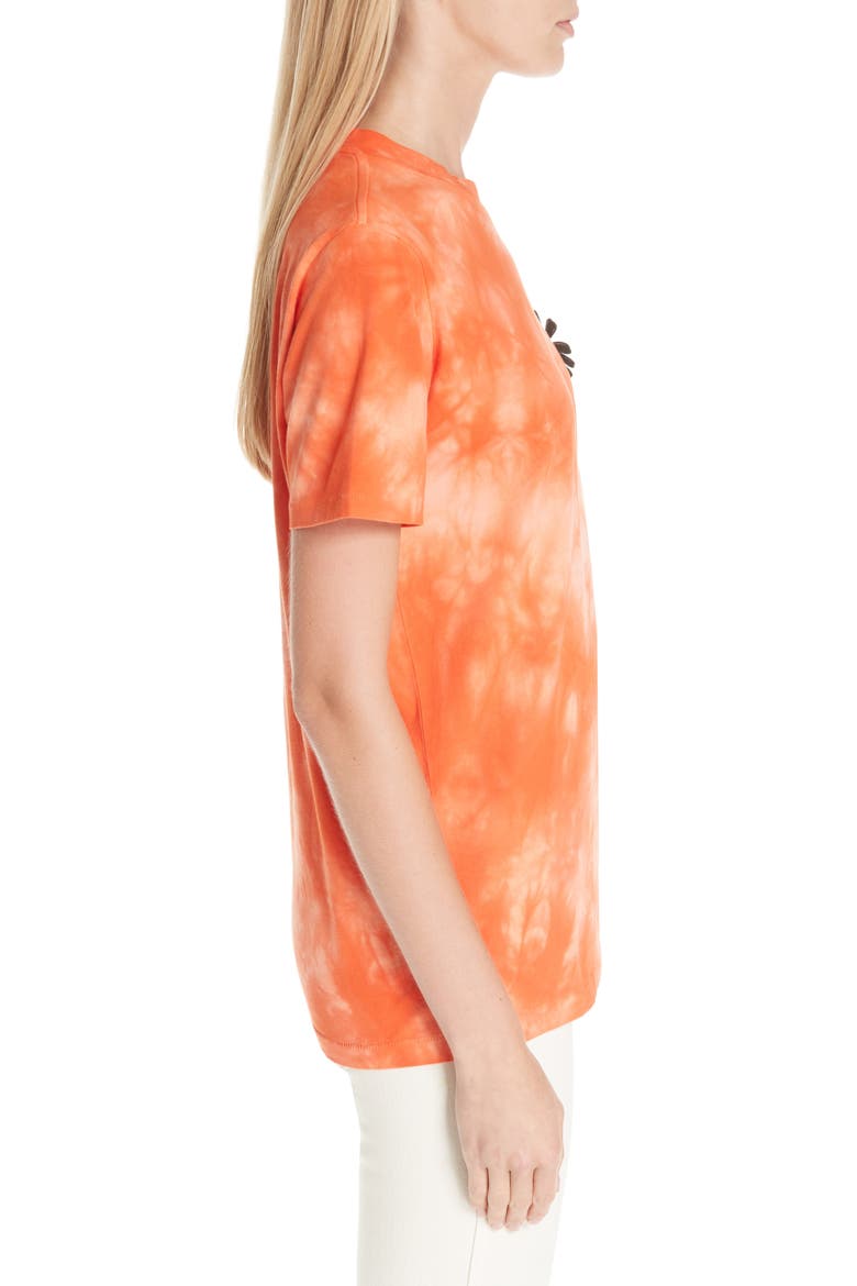Tie Dye Daisy Tee, Alternate, color, ORANGE TIE DYE