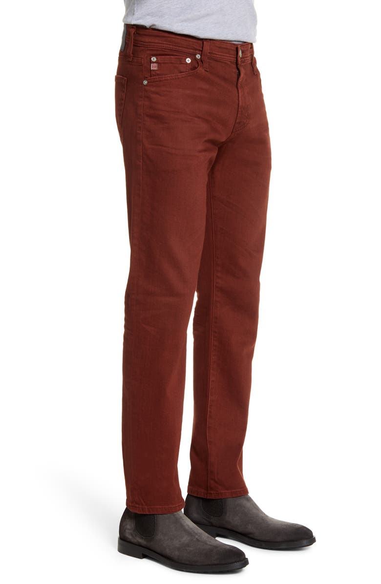AG Tellis Slim Fit Jeans, Alternate, color, 7 Years Sulfur Rich Crimson