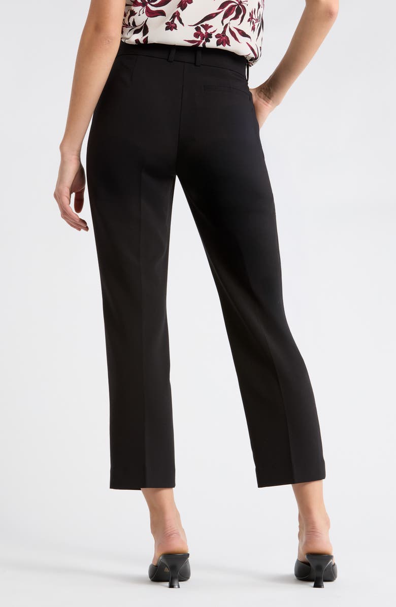 NORDSTROM RACK Slim Fit Ankle Pants, Alternate, color, Black