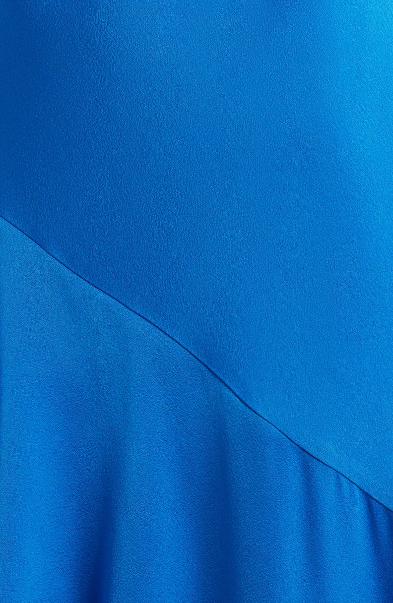 KOBI HALPERIN Leilani Asymmetric Ruffle Maxi Dress, Alternate, color, Blue Jay