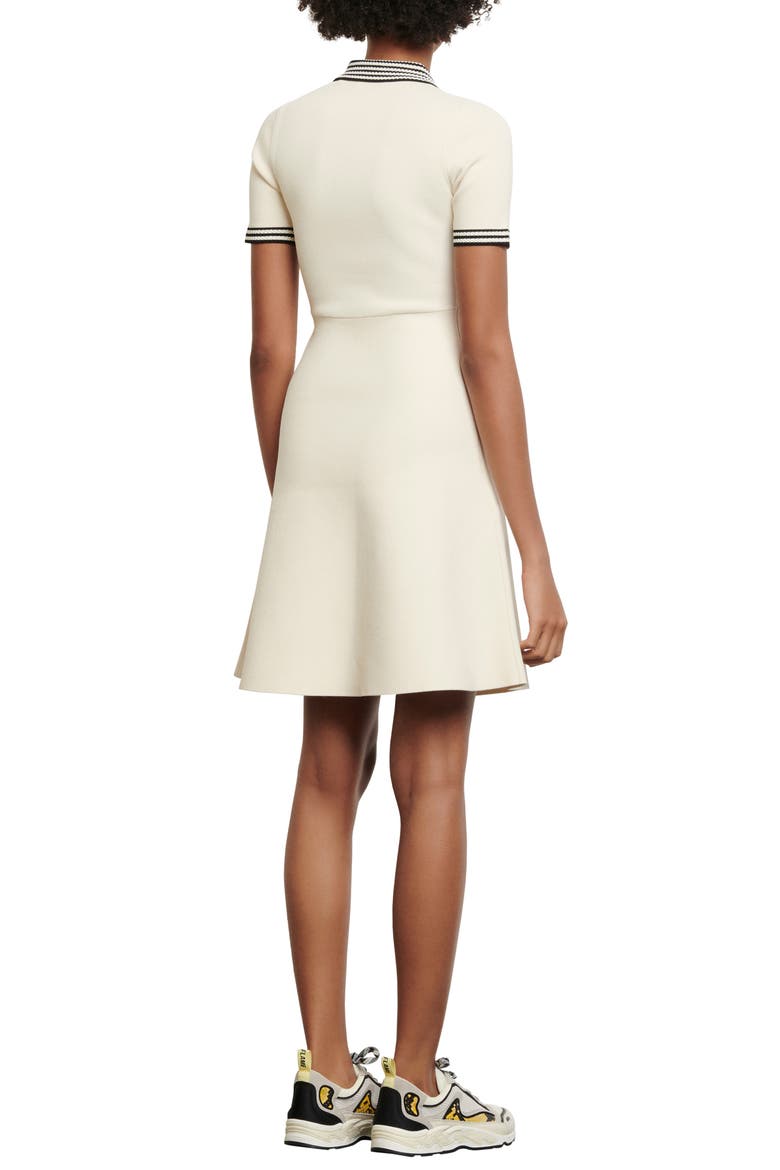 Paulzy A-Line Knit Dress, Alternate, color, ECRU