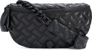 Kurt Geiger London Kensington Drench Leather Belt Bag