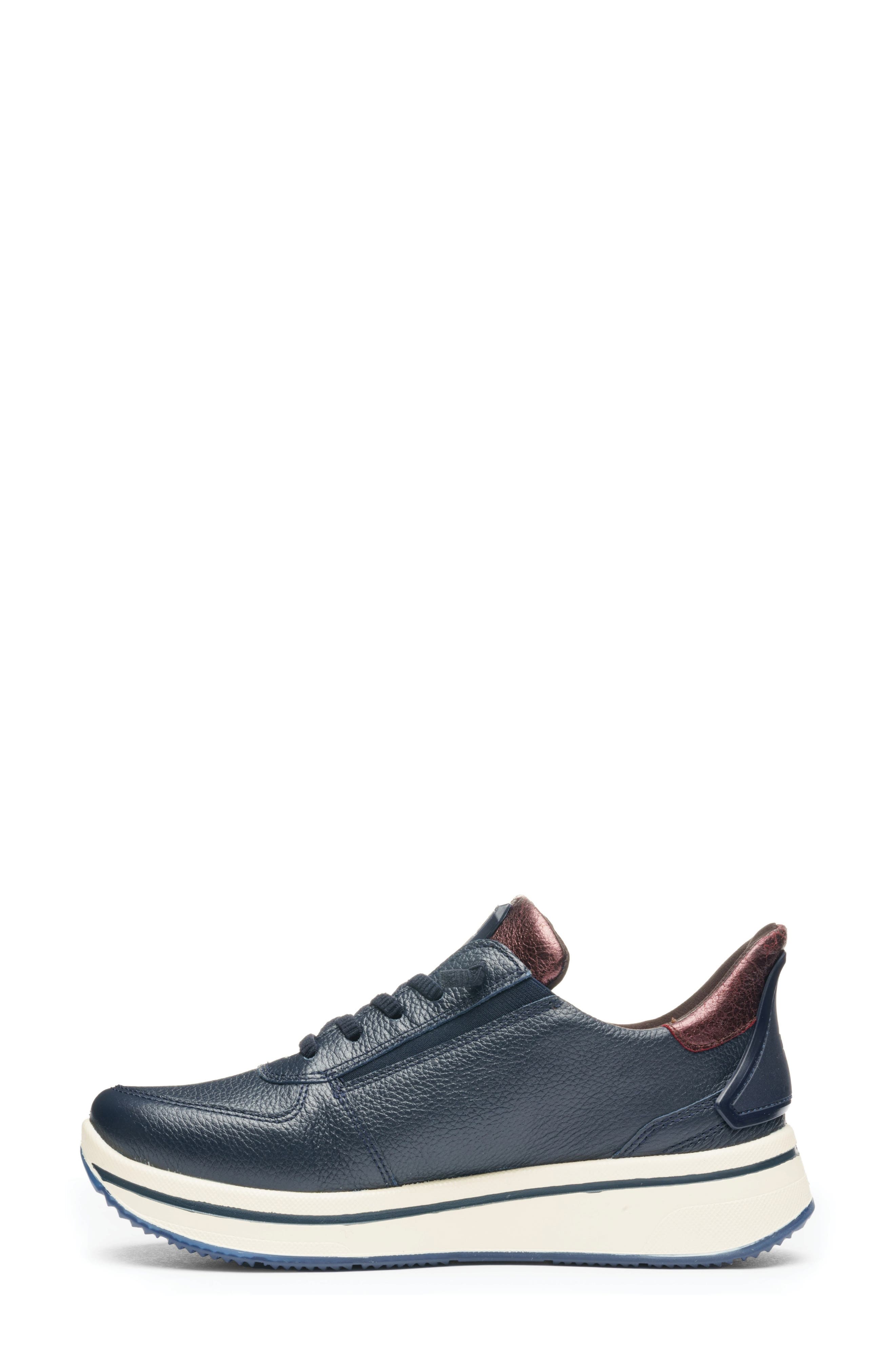 Surrey Low Top Sneaker, Alternate, color, NAVY/ AMARONE