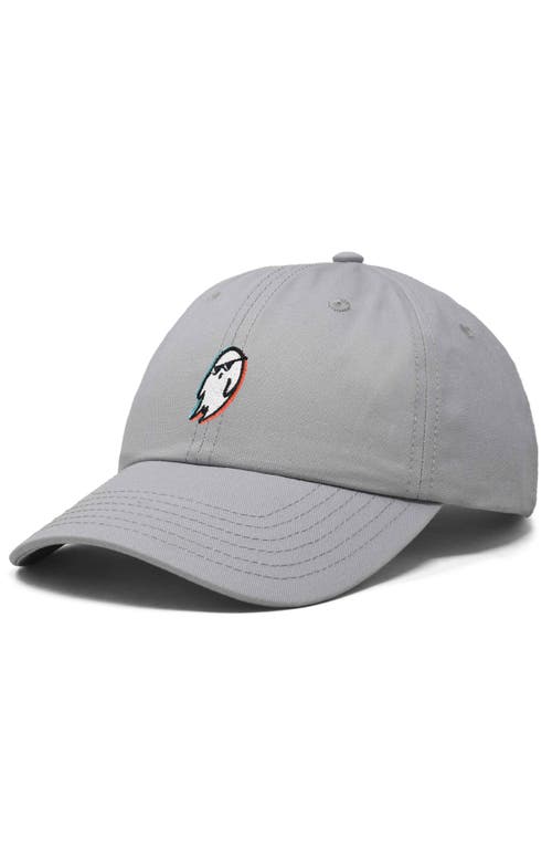 Dalix Ghost Life Embroidered Casual Cap In Gray