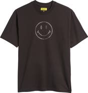 MARKET SMILEY® Swarovski® Crystal Embellished Cotton T-Shirt
