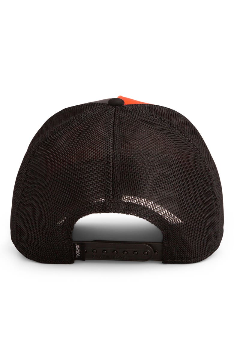 Goorin Bros. Jack Rabbit Patch Trucker Hat, Alternate, color, Orange